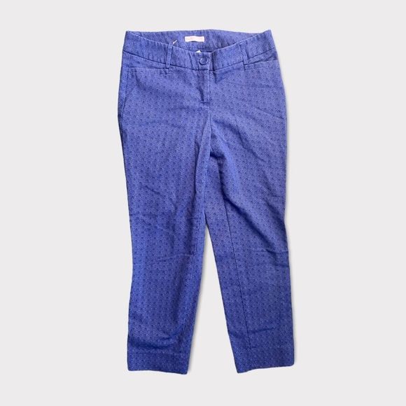 Dalia | Blue Print Pants Size 4 - Picture 4 of 6